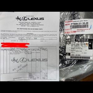 **BRAND NEW**Lexus 2013-2015 Es350, Es300H Mats